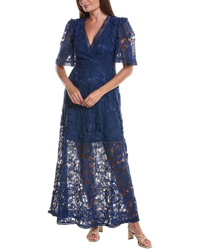 Layered With Love Maxi Dress In Blue