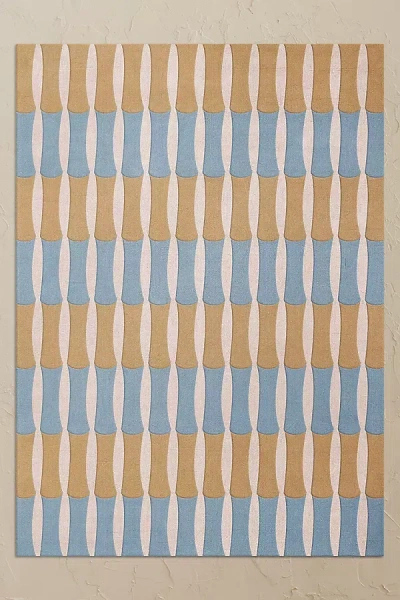 Layered X Alice Crawley Bamboo Forrest Wool Rug