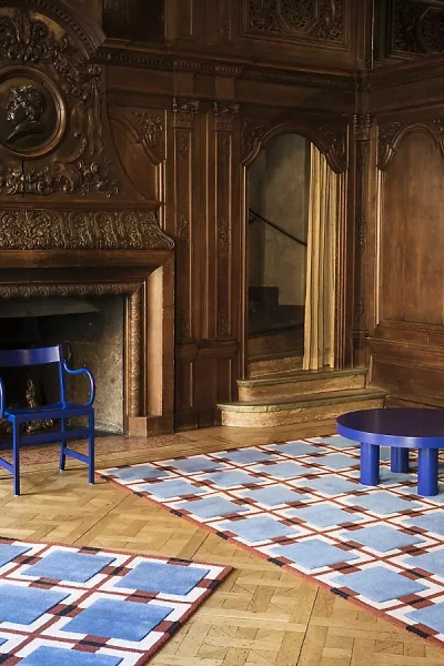 Layered X Evelina Kroon Berry Rain Wool Rug