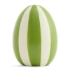 Layerings 7" Stripe Egg Easter Tabletop Decor In Green
