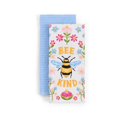 Layerings Bee Kind 2-pc. Kitchen Towel Set In Multi