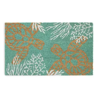 Layerings Coastal Doormat In Blue