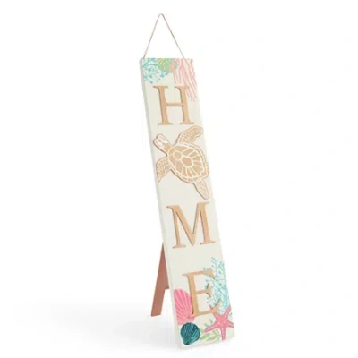 Layerings Coastal Home Porch Sign In Multi
