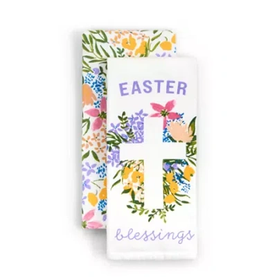Layerings Easter Blessings 2-pc. Kitchen Towel Set In Multi