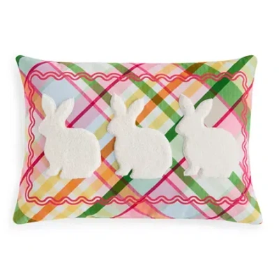 Layerings Easter Bunny Lumbar Pillow In Pink