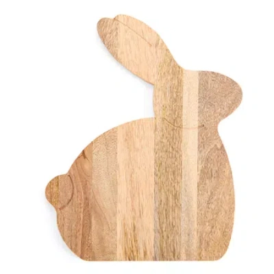 Layerings Easter Bunny Wood Serve Board In Brown