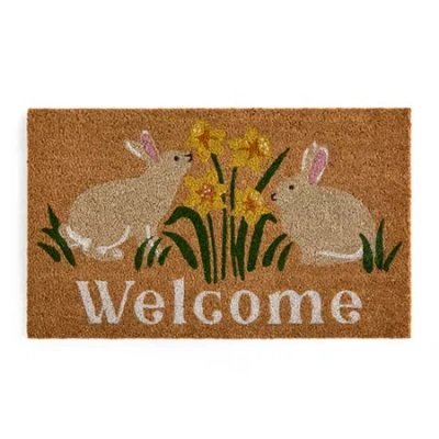 Layerings Easter Welcome Doormat In Brown