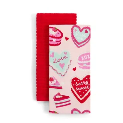 Layerings Heart Cakes 2-pc. Kitchen Towel Set In Multi