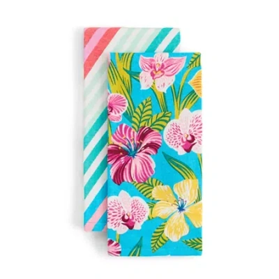Layerings Hibiscus Summer 2-pc. Kitchen Towel Set In Multi