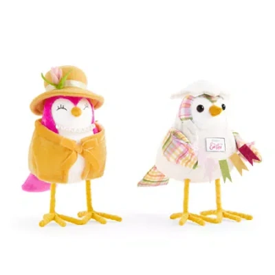 Layerings Lady & Egg Birds 2-pc. Easter Tabletop Decor In Pink