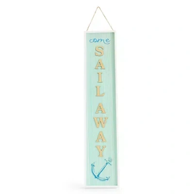 Layerings Sail Away Porch Sign In Blue