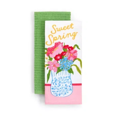 Layerings Spring Bouquet 2-pc. Kitchen Towel Set In Multi