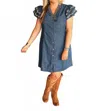 Layerz Clothing Caylee Dress In Blue In Blue
