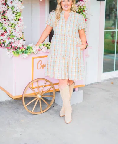 Layerz Clothing Claire Dress In Multi