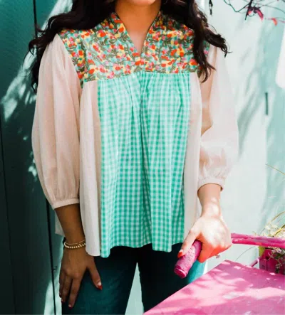 Layerz Clothing June Oh My Stars Top In Multi In Animal Print