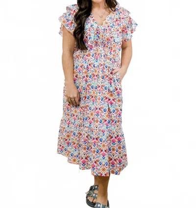 Layerz Clothing Hollis Dress In Multi