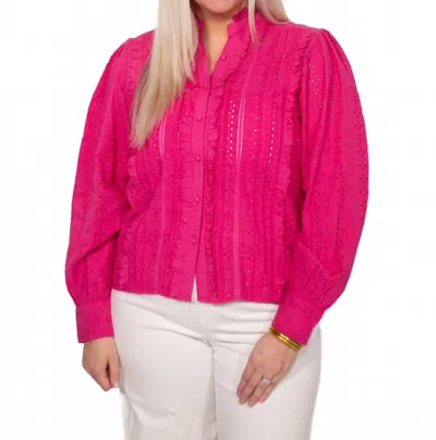 Layerz Clothing Kathleen Top In Pink