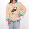 Layerz Clothing Mildred Sweater In Cream In White