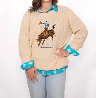 Layerz Clothing Mildred Sweater In Cream In White