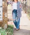 Layerz Clothing Mollie Top In Blue In Blue