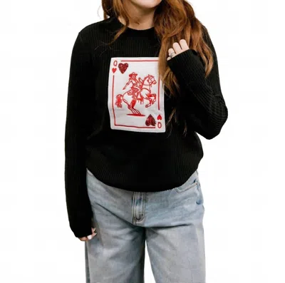 Layerz Clothing Rosie Sweater In Black