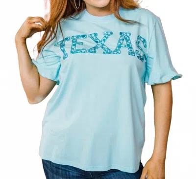 Layerz Clothing Texi Short Sleeve Tee - Plus In Blue