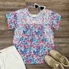 Layerz Clothing Women's Starla Top In Floral Red In Multi
