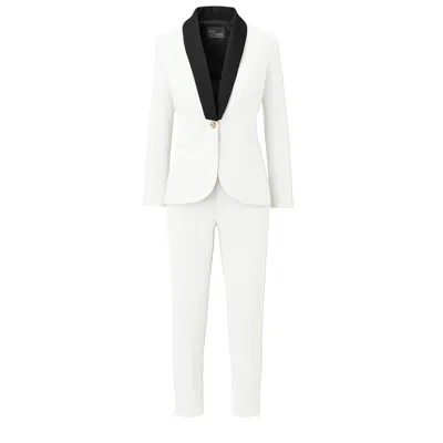 Layo G Women's A Rebellious Leggings Stretch Suit -white