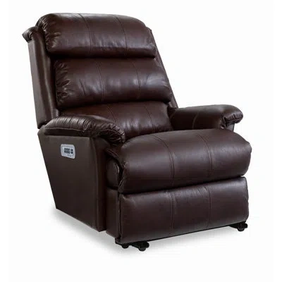 La-z-boy Astor Leather Match Power Wall Recliner With Power Headrest And Lumbar In Chestnut