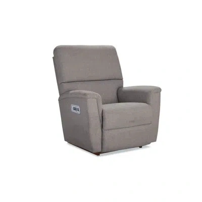 La-z-boy Ava Power Reclining Rocker With Power Headrest And Lumbar In Gray