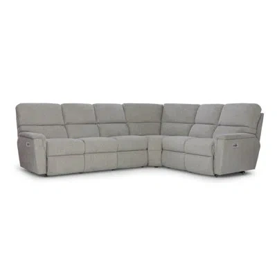 La-z-boy Ava Sectional In Gray