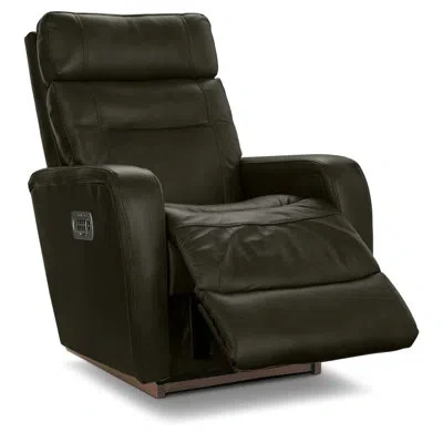 La-z-boy Baron Power Rocking Recliner W/ Headrest And Lumbar In Mineral