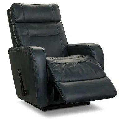 La-z-boy Baron Rocking Recliner In Blue Grey