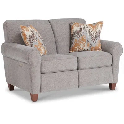 La-z-boy Bennett Duo Power Reclining Loveseat In Pewter