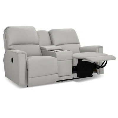 La-z-boy Cade Reclining Loveseat W/ Console In White