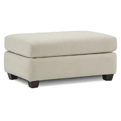 La-z-boy Charlie Ottoman In Vellum