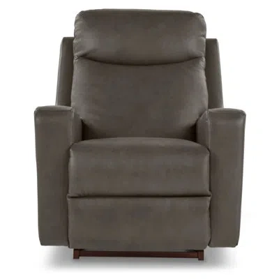 La-z-boy Emmons Power Leather Rocking Recliner With Power Headrest And Lumbar In Pewter