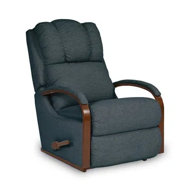 La-z-boy Harbor Town Manual Rocking Recliner In Eclipse 100% Polyester