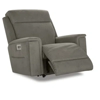 La-z-boy Igance Power Wall Recliner W/ Headrest And Lumbar In Lead