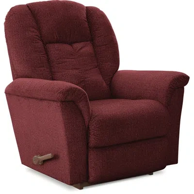 La-z-boy Jasper Manual Rocking Recliner In Garnet