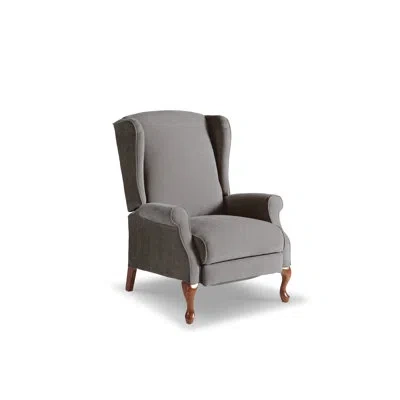 La-z-boy Kimberly High Leg Reclining Chair In Dove Polyester