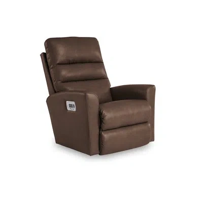 La-z-boy Liam Leather Match Power Wall Recliner With Power Headrest And Lumbar In Espresso