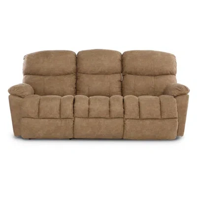La-z-boy Morrison Reclining Sofa In Iclean Fabric In Brown