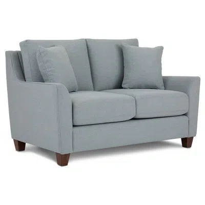 La-z-boy Noah Loveseat With Iclean Fabric In Blue