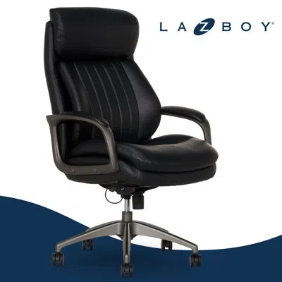 La-z-boy ® Nova Executive Office Chair, Patented Air Ergonomic Support Technology®, High-back Premium Comfort In Black