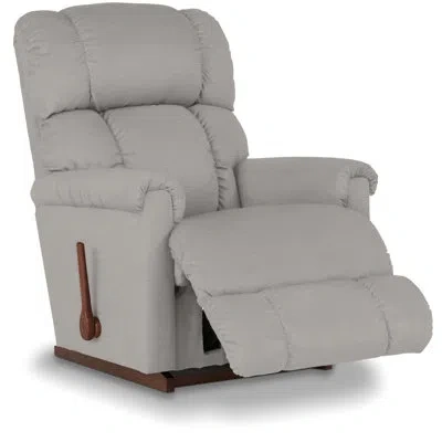 La-z-boy Pinnacle Manual Recliner In I-rene Ash Performance Chenille