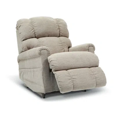 La-z-boy Pinnacle Platinum Power Lift Recliner With Power Headrest And Lumbar In Beige