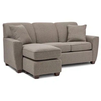 La-z-boy Piper Queen Sleep Sofa With Chaise In Beige Polyester