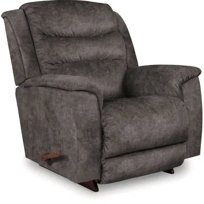 La-z-boy Redwood Manual Rocking Recliner In Slate Polyester