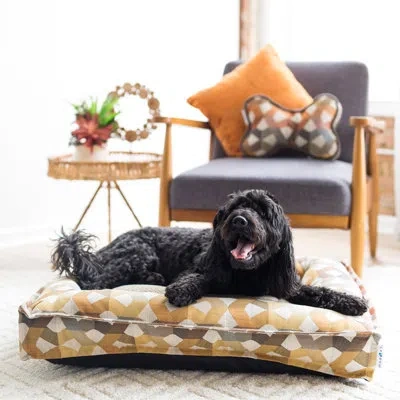 La-z-boy Sammy Flanged Dog Bolster In Sunset